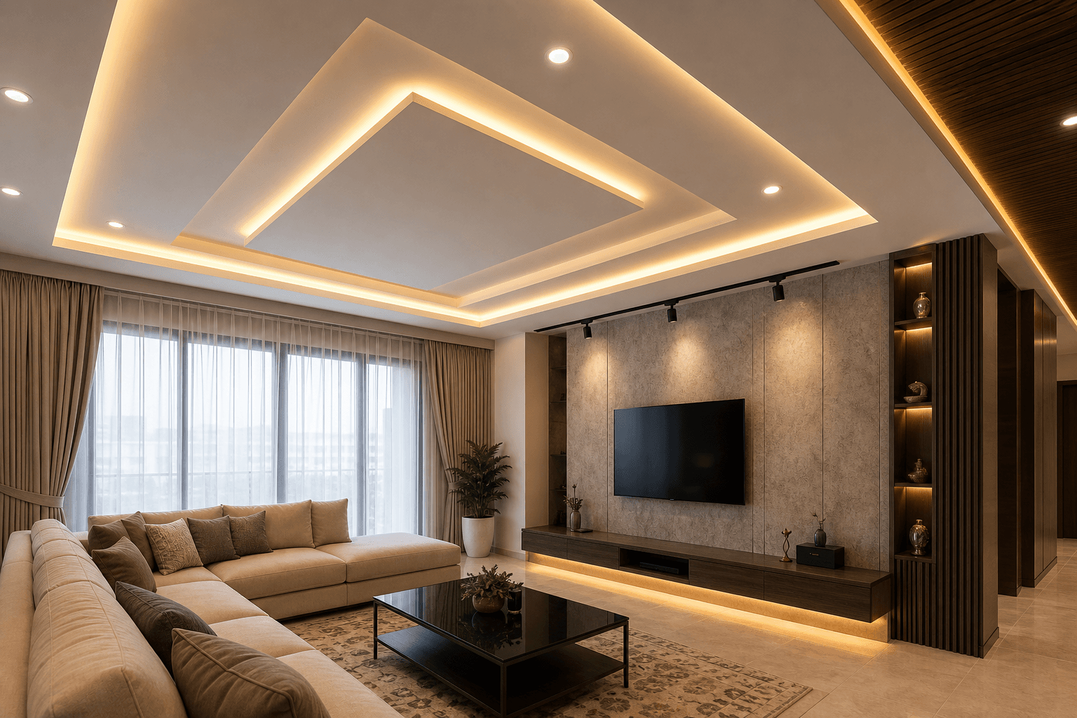 False Ceiling & Lighting
